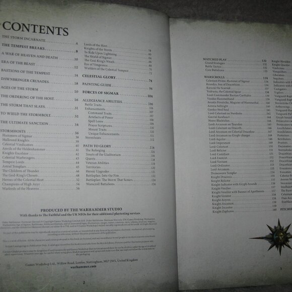 Warhammer Hardcover Book 40,000 40K Order Battletome: Stormcast Eternals 2409A7 - Picture 7 of 13